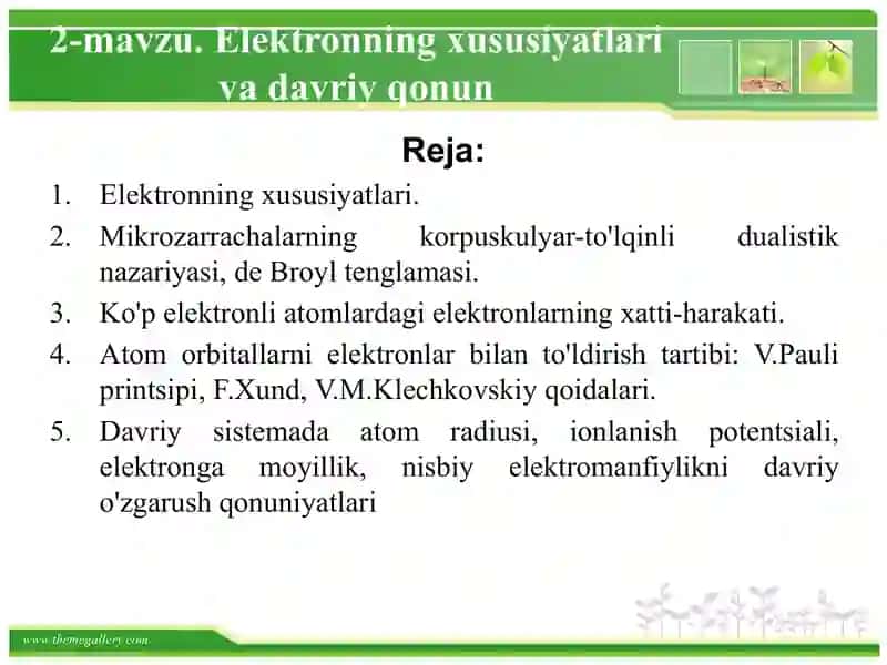 Elektromagnit maydon bilan molekulaning oʻzaro ta’siri 2