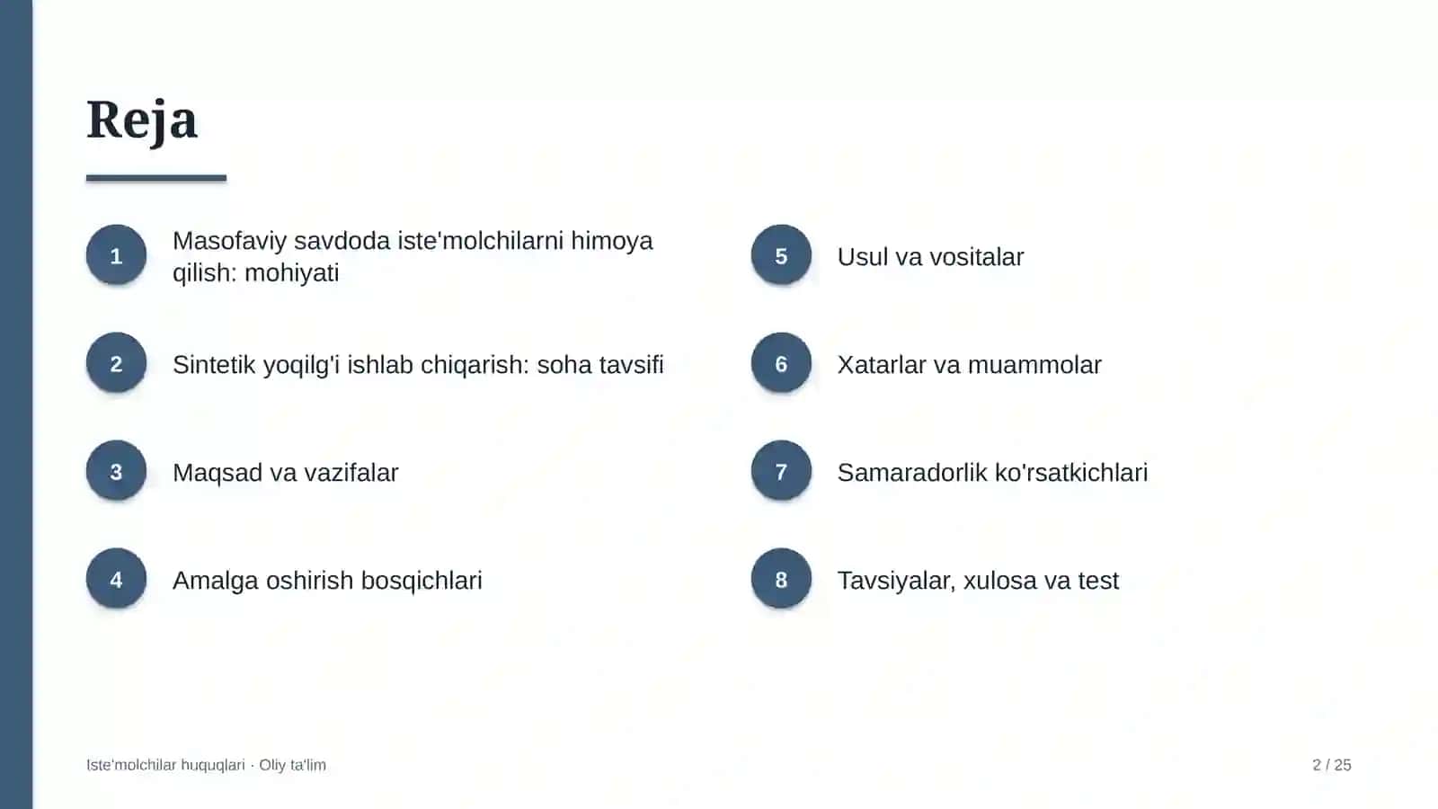 sintetik yoqilg'i ishlab chiqarishda masofaviy savdoda iste'molchilarni himoya qilish 5964 2