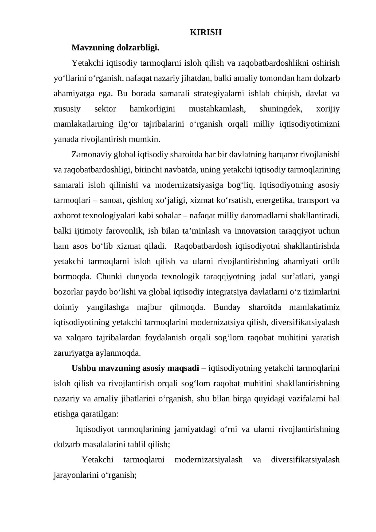Iqtisodiyotning kapital rivojlanishini rivojlantirishning nazariy asoslari 2