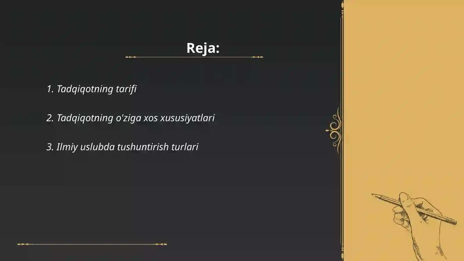 Tadqiqot va akademik rivojlanish ko'nikmalari fani asoslari 2