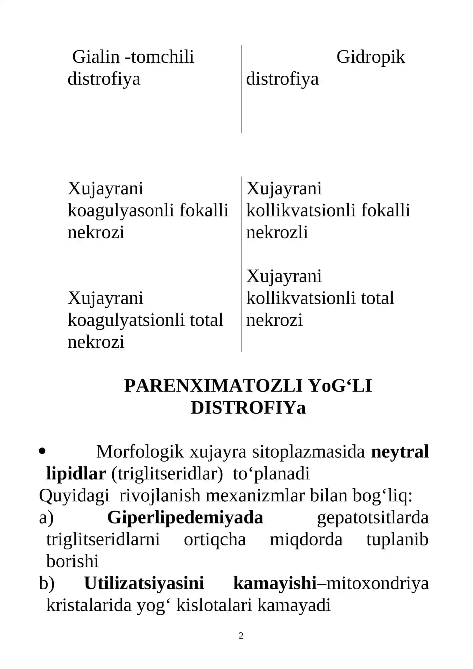 PARENXIMATOZLI DISTROFIYa 2