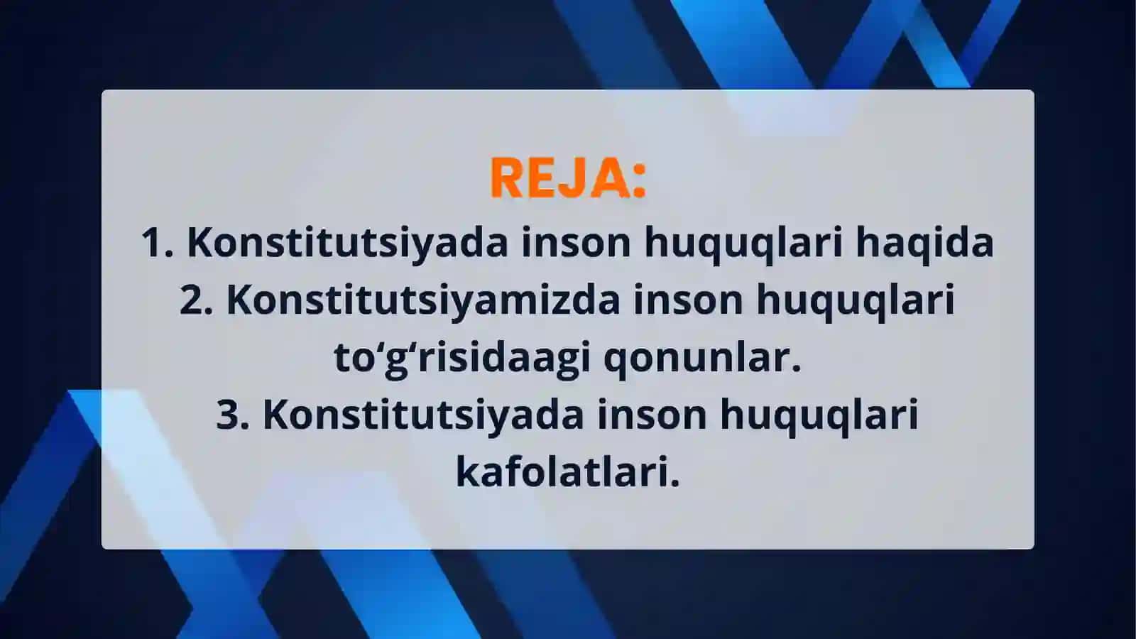 Konstitutsiyada inson huquqlariga oid muhim kafolatlar 2