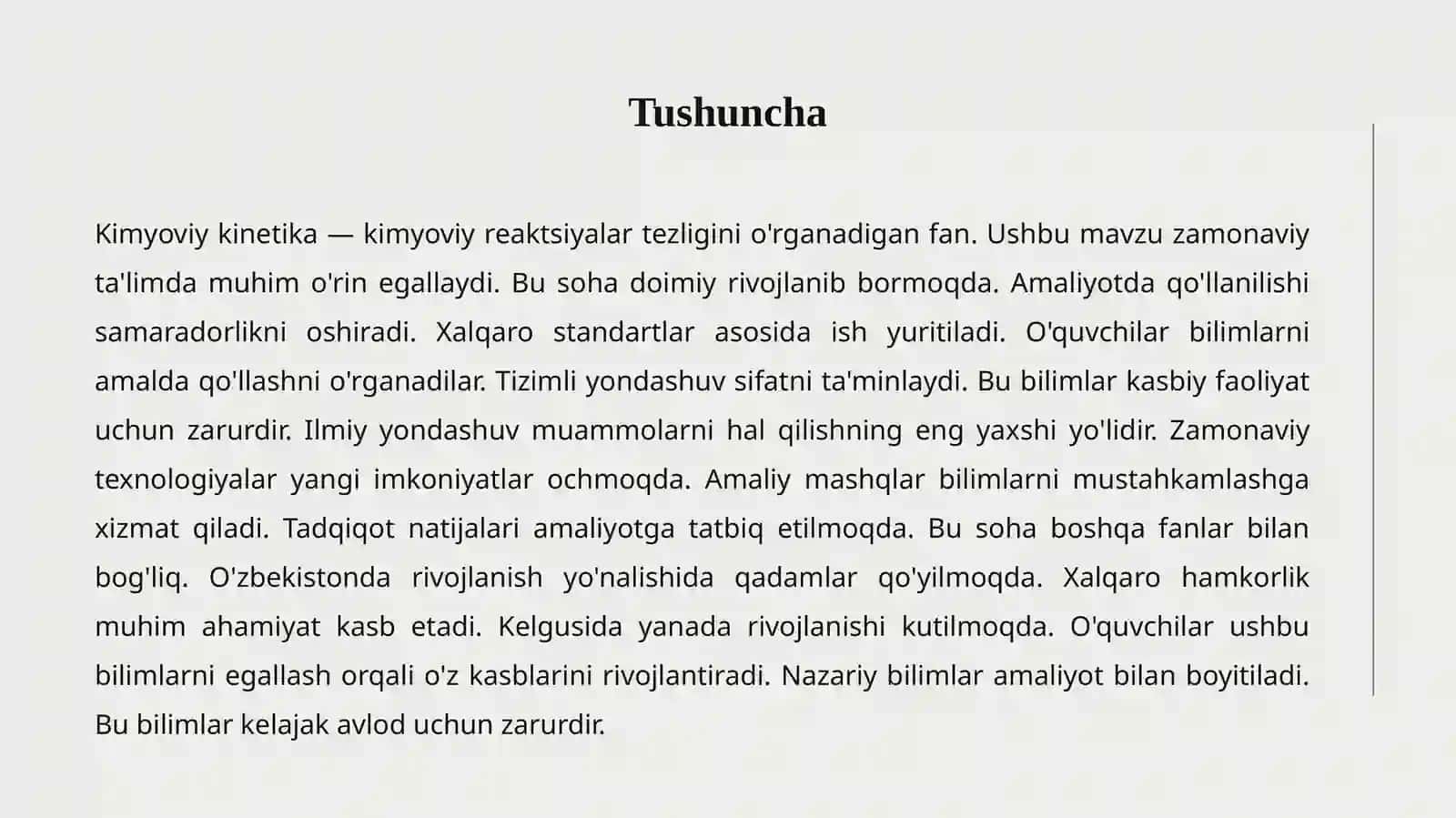 KIMYOVIY KINETIKA 2