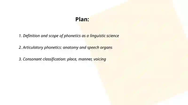Phonetics as a linguistic science 2