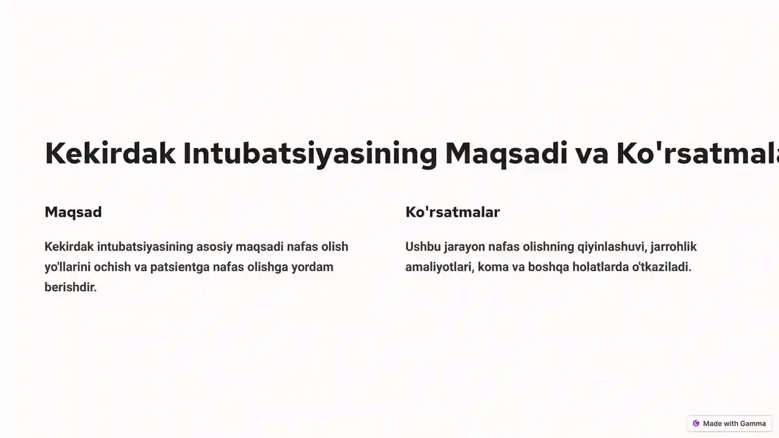 Kekirdak Intubatsiyasi va Traxeobronxoskopiya 2
