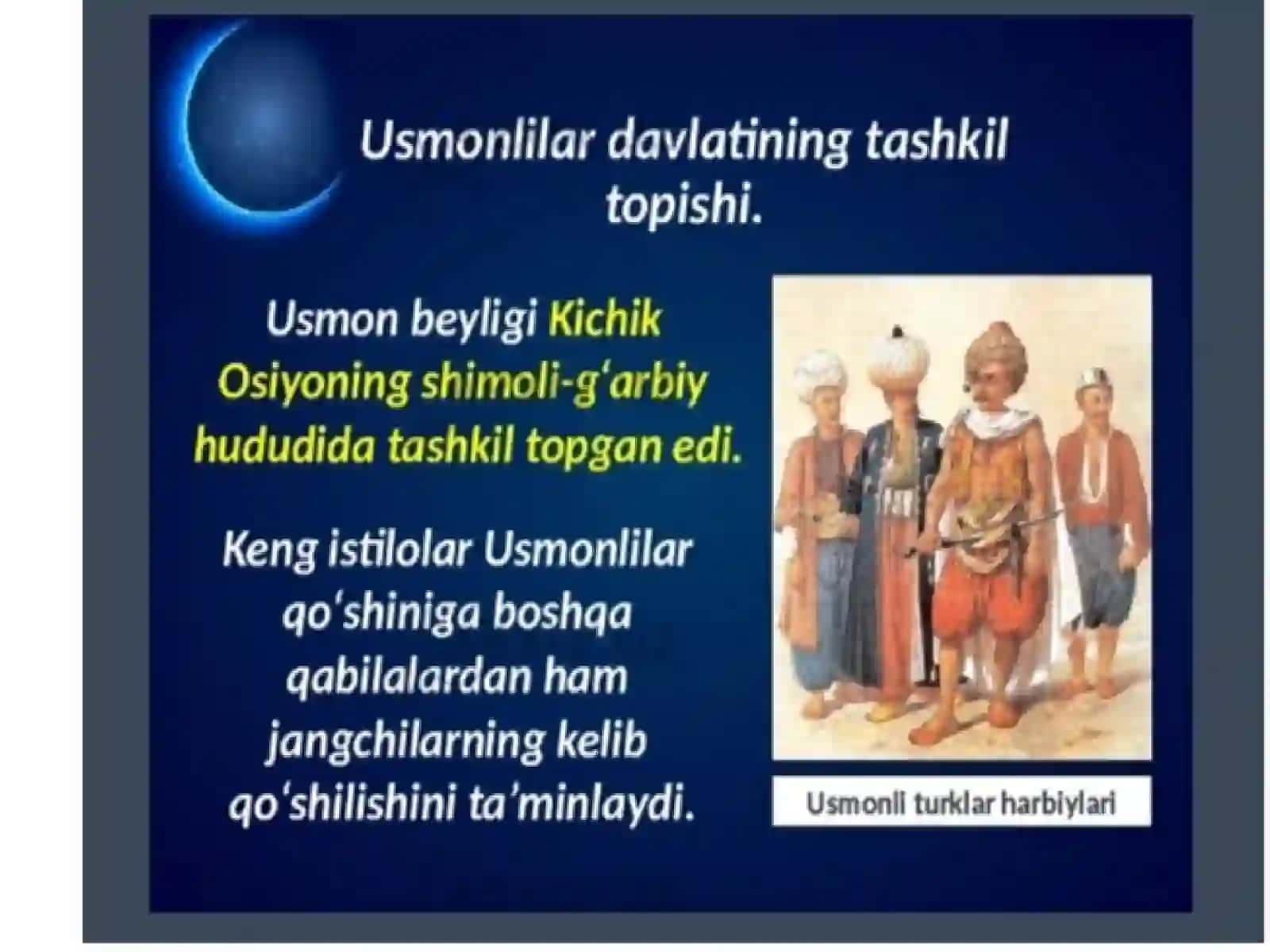 USMONALI IMPERIYASINING TASHKIL TOPISHI 2