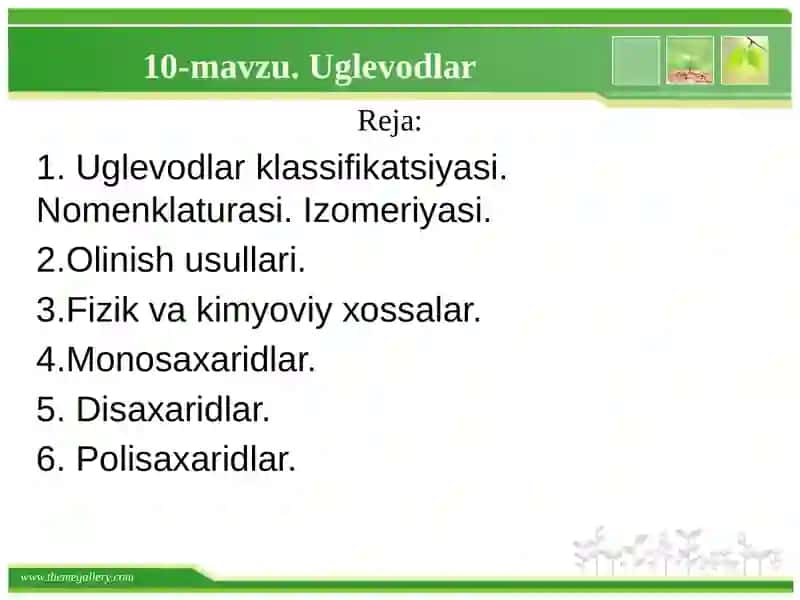 Uglevodlar 2