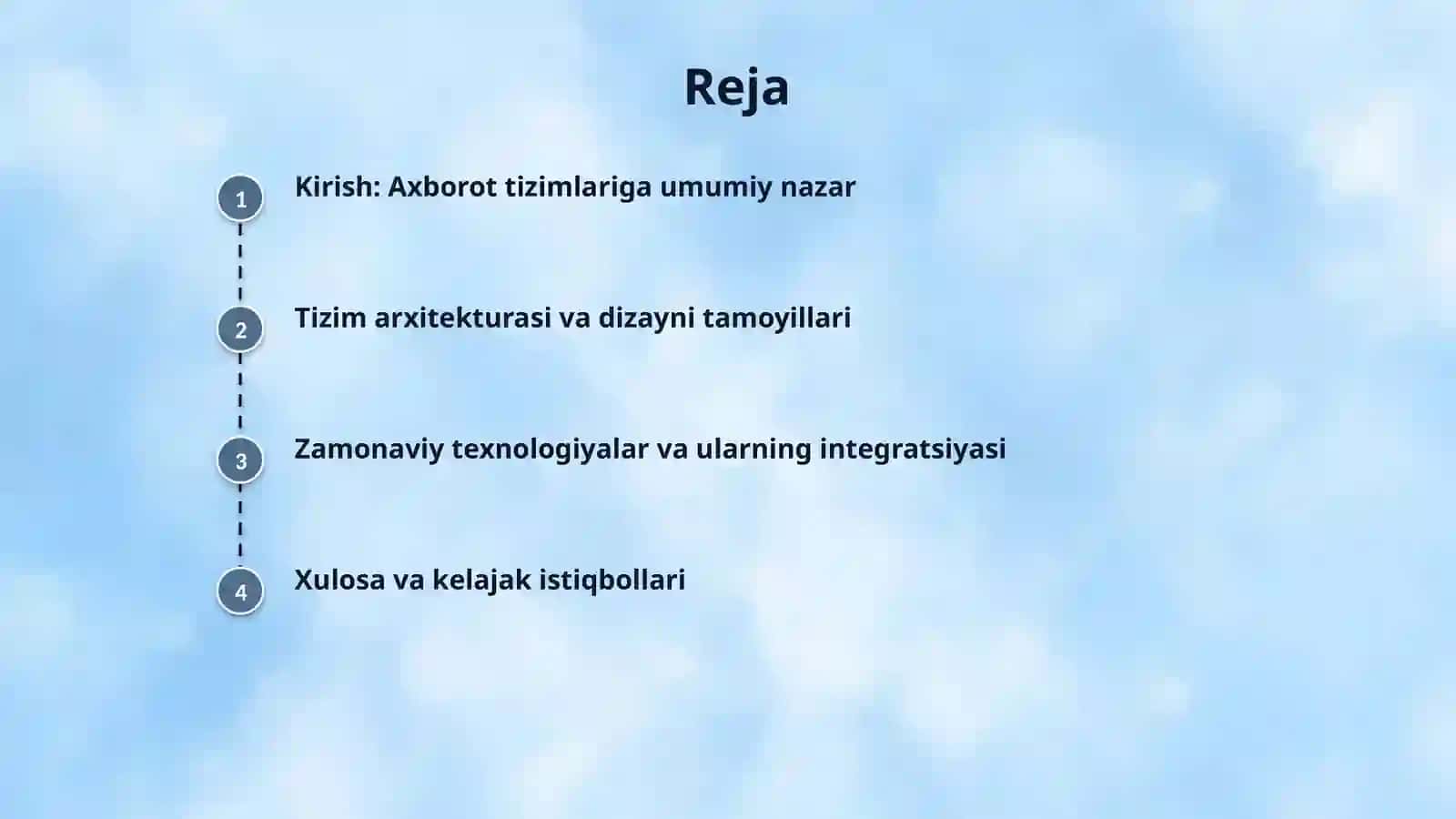 Axborot tizimlari va texnologiyalari 2