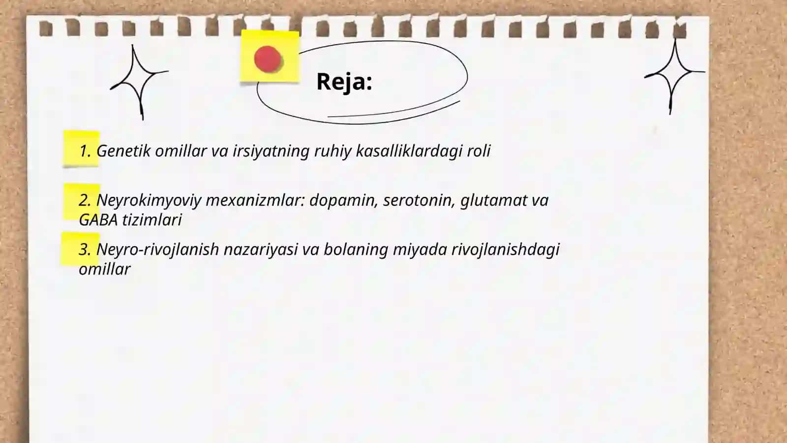 Ruhiy kasalliklarining etiologiyasi va patogenezi 2
