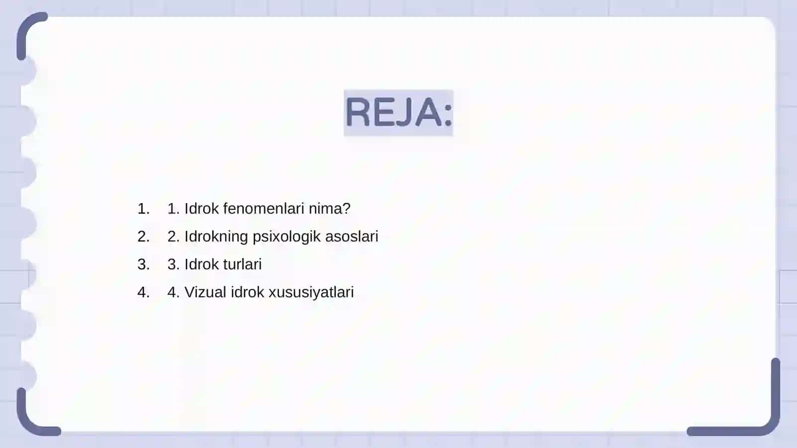Idrok Fenomenlari 2