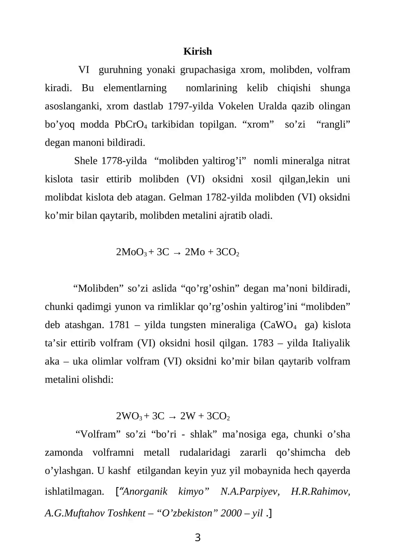 Xrom, molibden, volfram 2