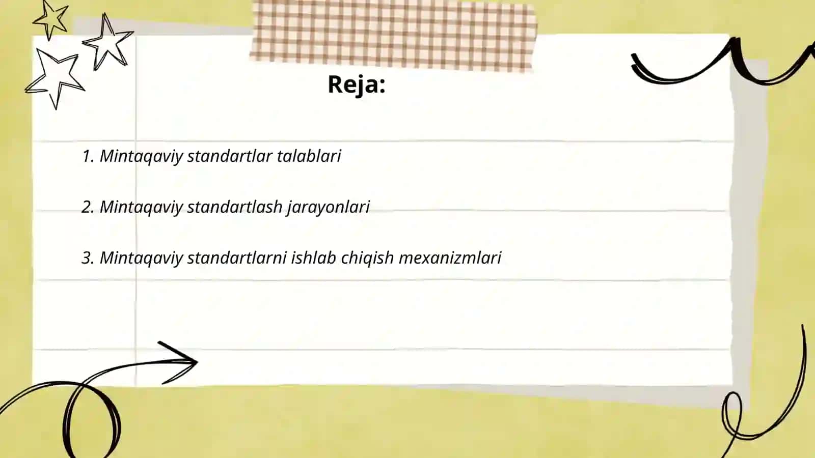 Mintaqaviy standartlar 2