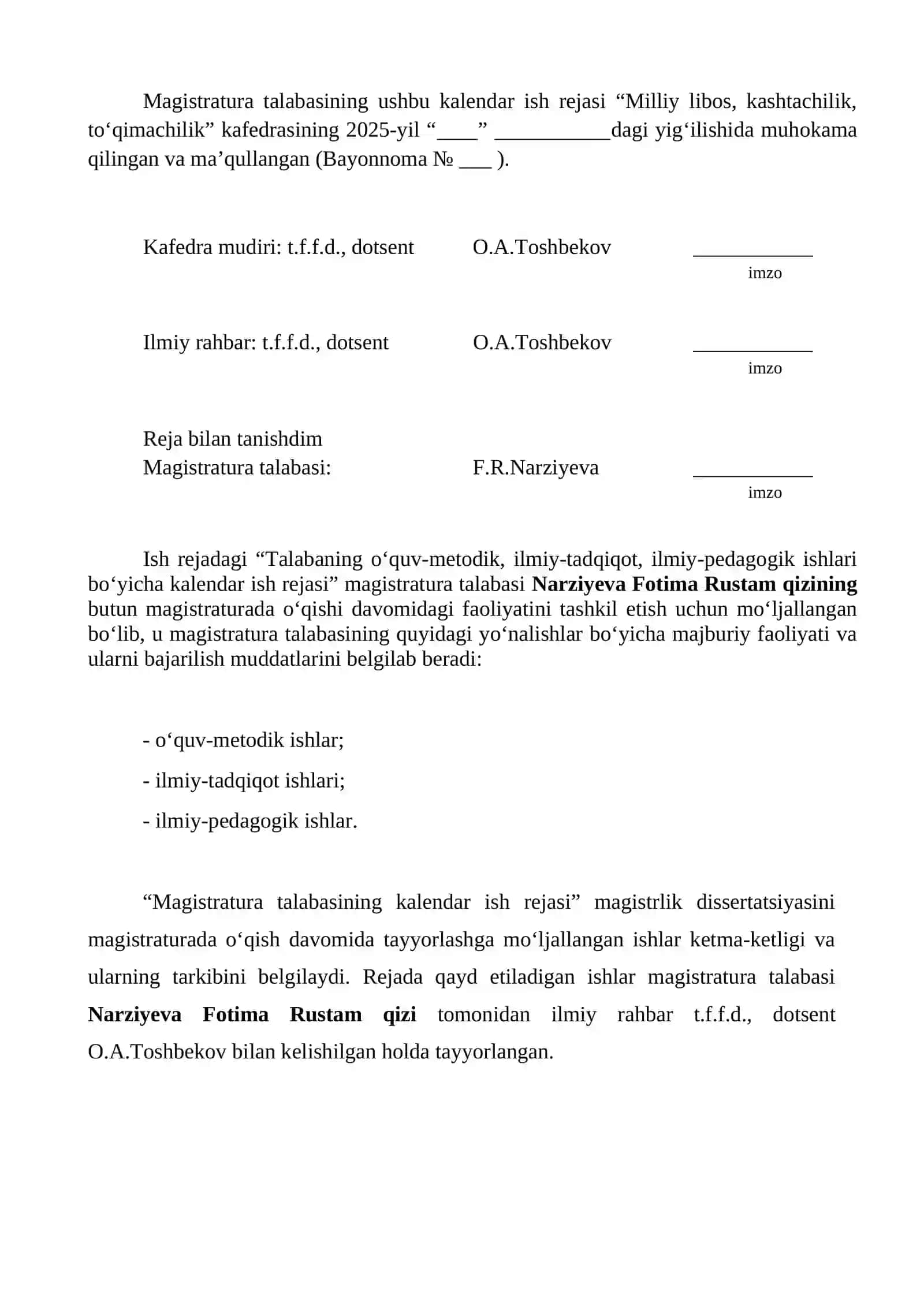 70210401-Dizayn: kostyum dizayni mutaxassisligi bo‘yicha 2