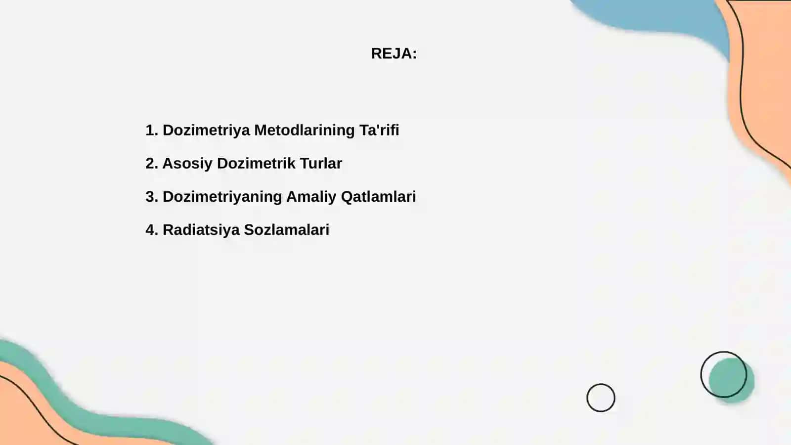 DOZIMETRIYA METODLARI 2