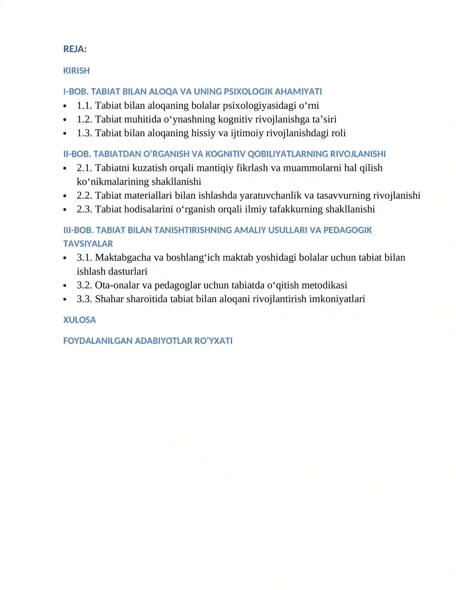 Tabiat bilan tanishtirishning bolalarni aqliy jihatdan rivojlanishiga tasiri 2