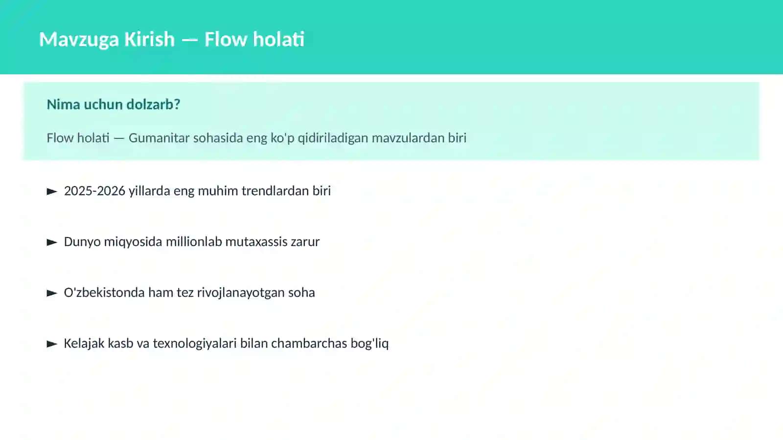 Flow holati 2