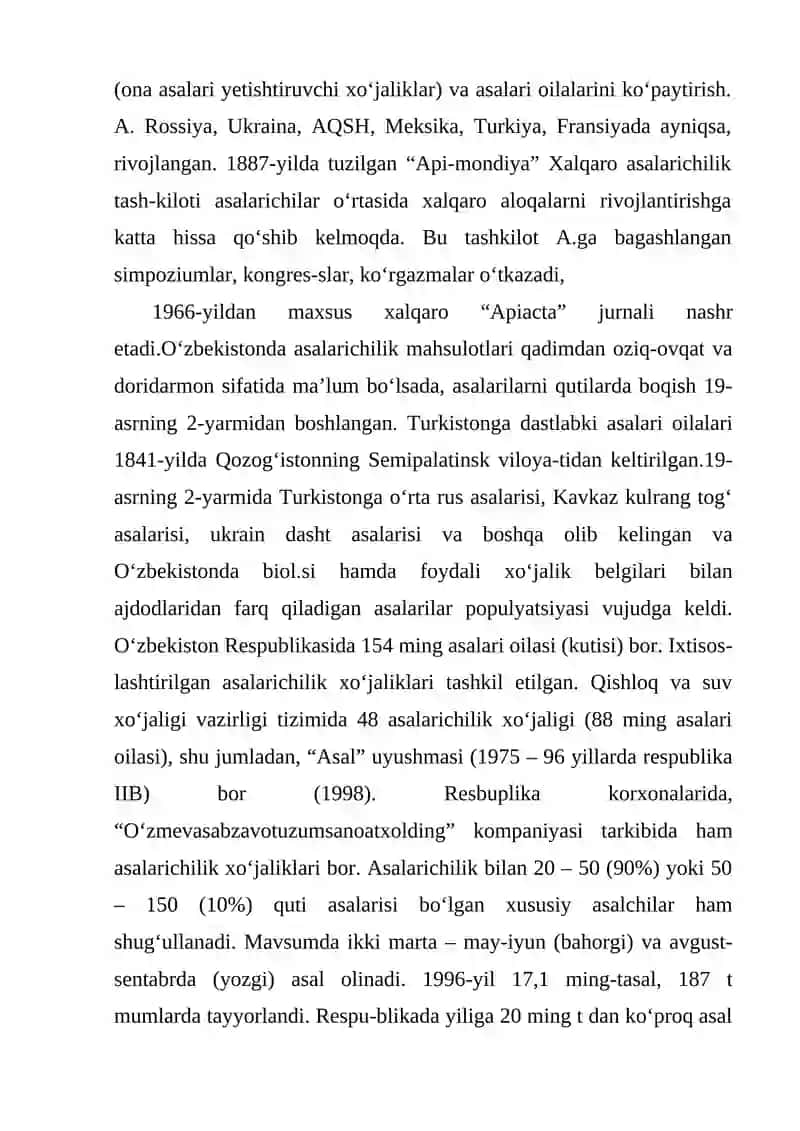 Asalarichilik 2