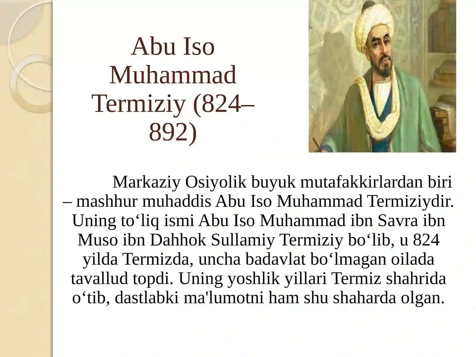 Abu Iso Muhammad Termiziy 2