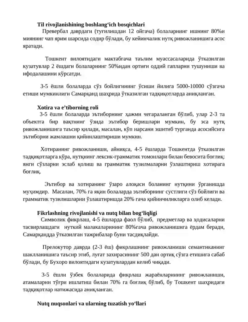 Maktabgacha yosh davrida bilish jarayonlari va nutqning rivojlanishiga xos xususiyatlar 2