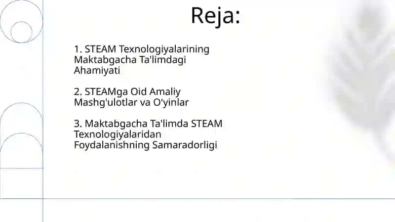 Maktabgacha ta’limda STEAM ta’lim texnologiyasi 2