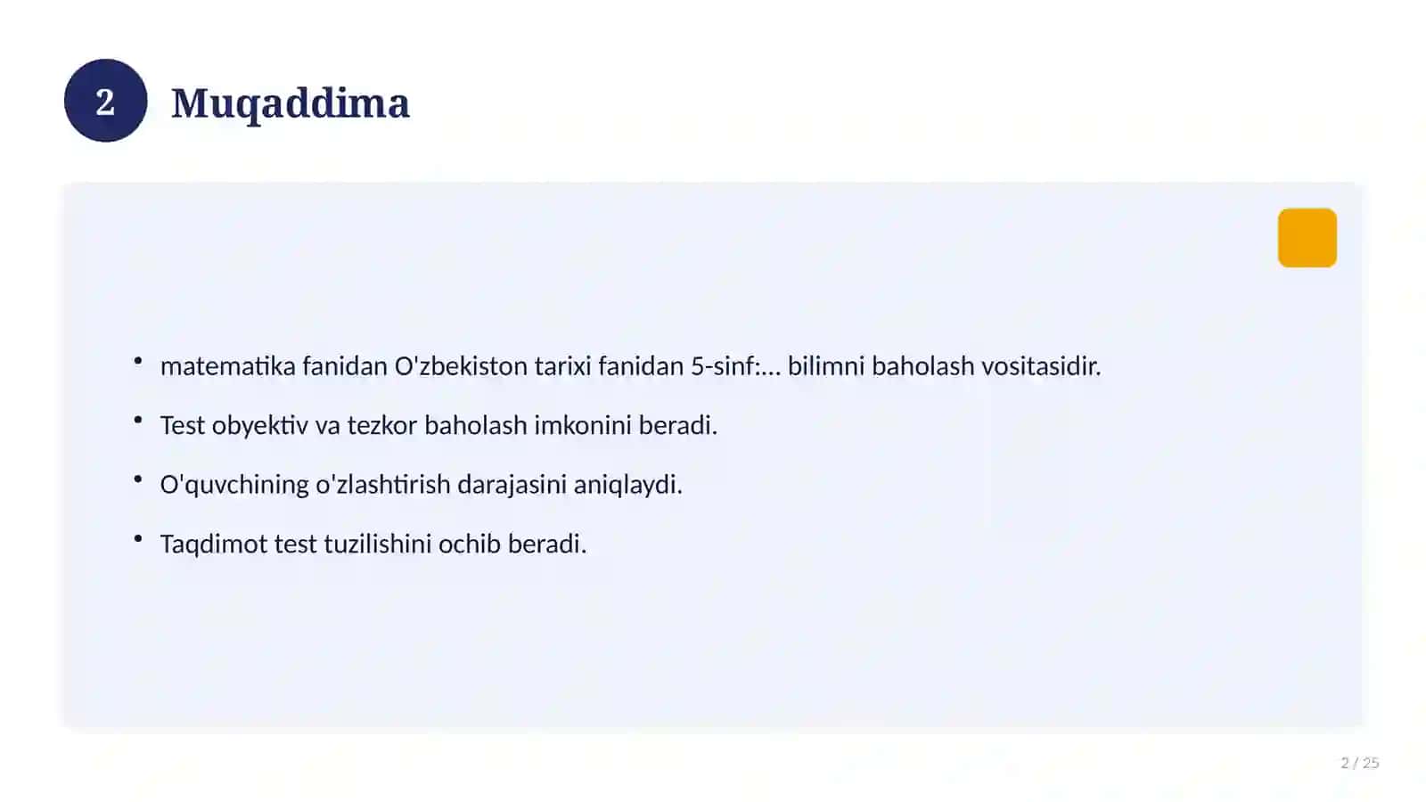 O'zbekiston tarixi fanidan 5-sinf: mavzulashtirilgan nazorat ishi va tahlil 2