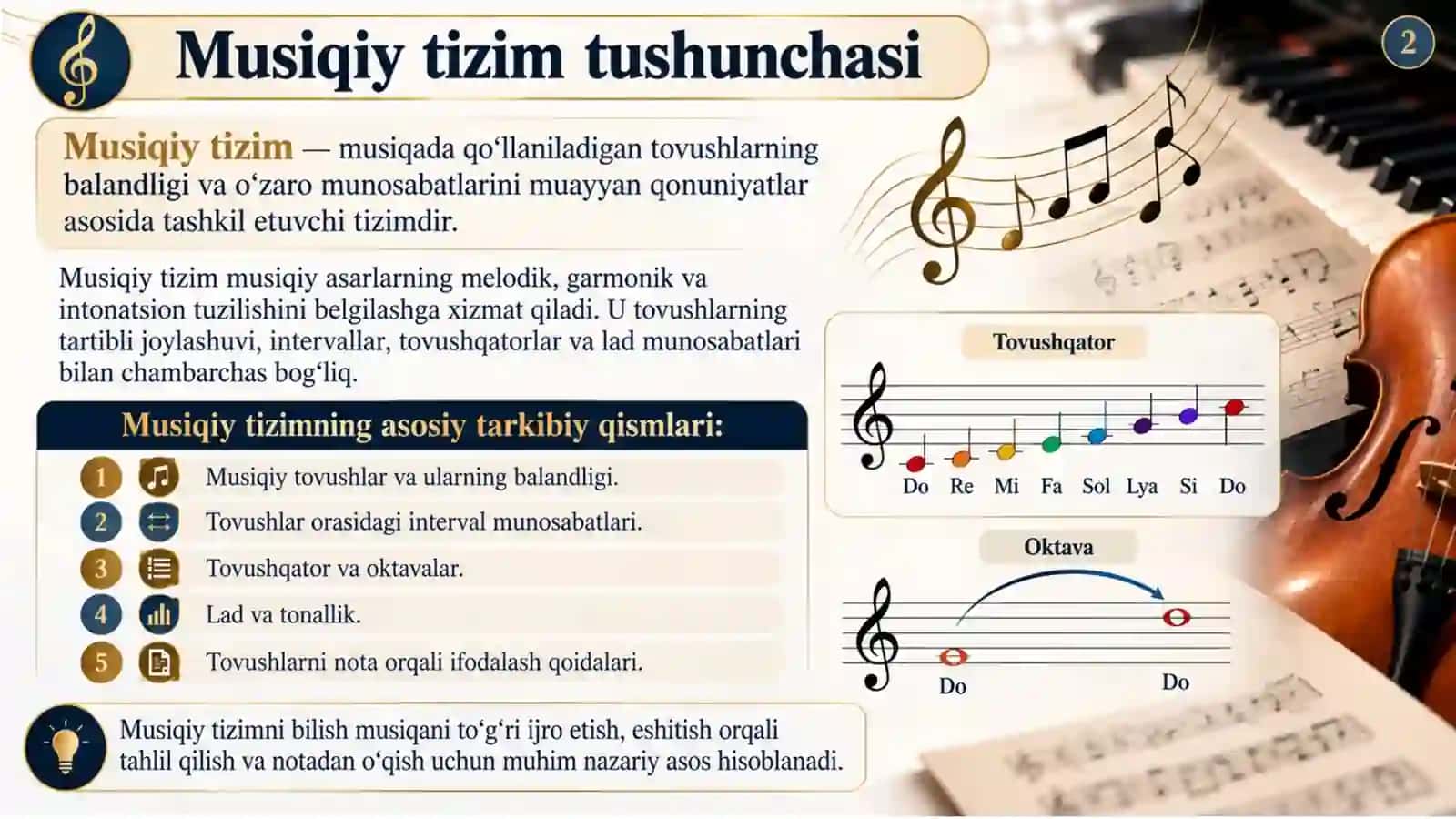 Musiqiy tizim. Nota yozuvi tizimi elementlari.pptx 2