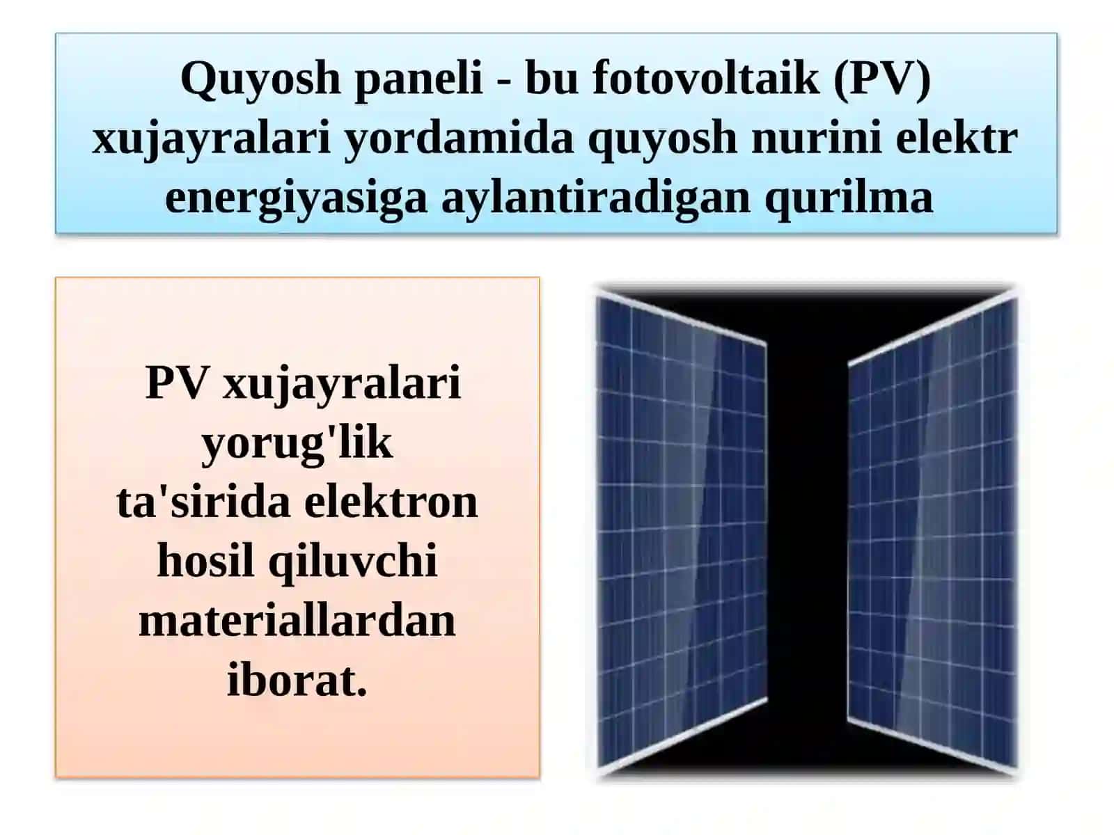 Quyosh  panellari  uchun  kremniy  birikmalari 2
