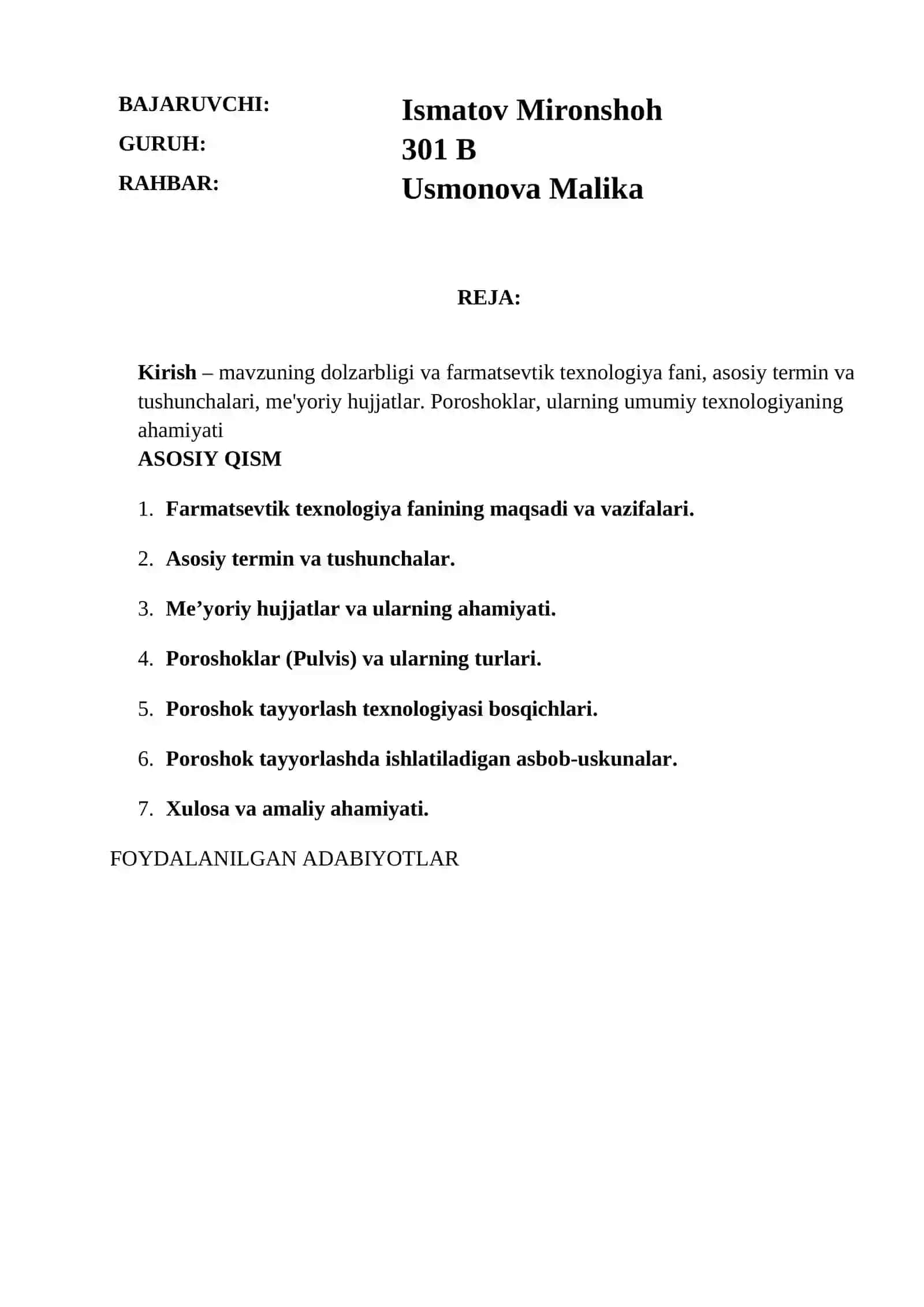 Farmatsevtik texnologiya 2