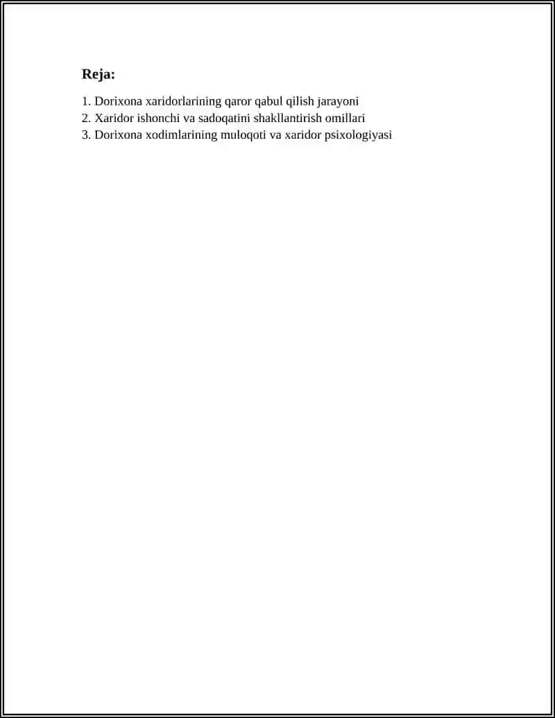 ДОРИХОНА ХАРИДОРИНИНГ ПСИХОЛОГИЯСИ 2