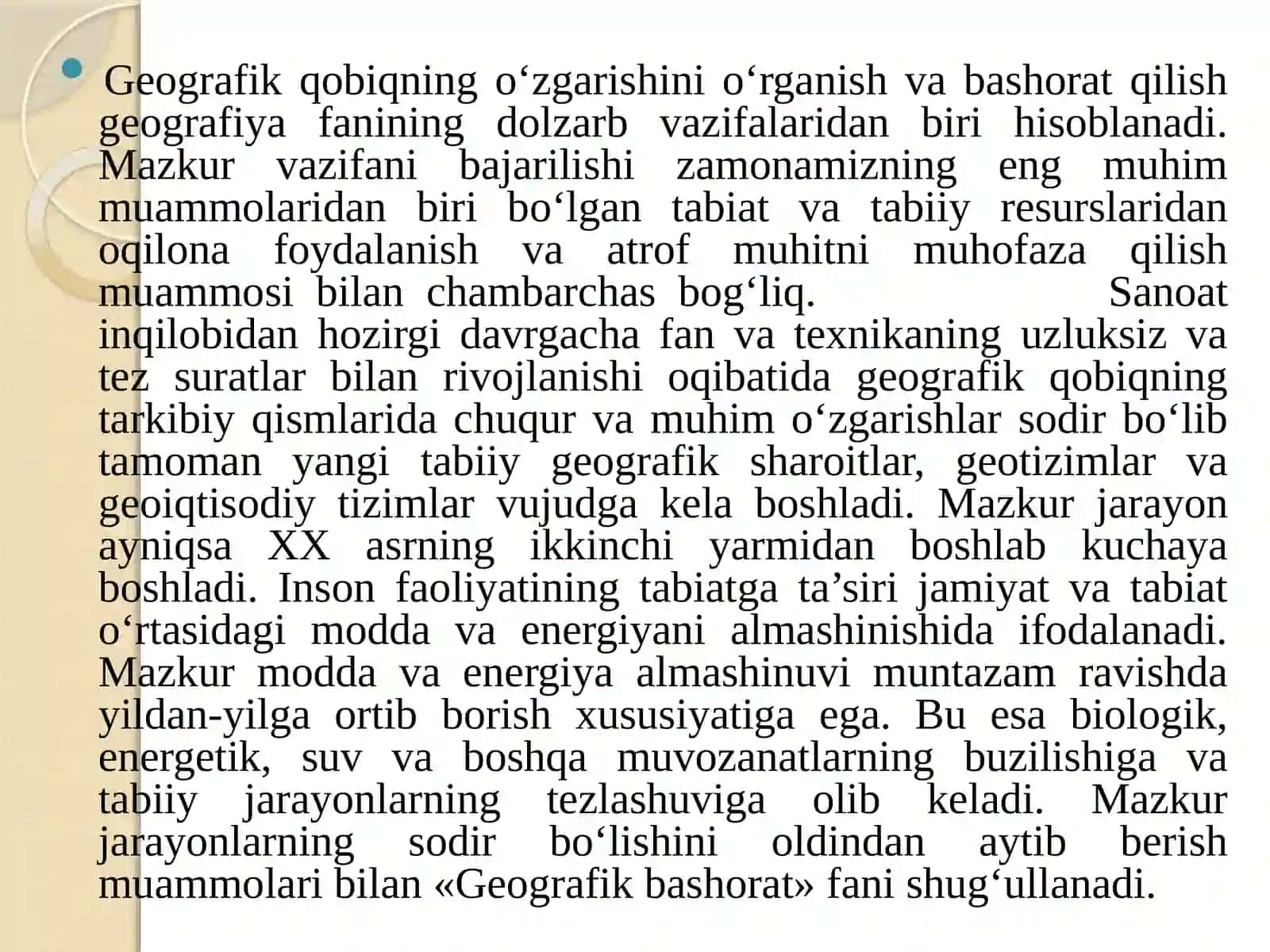 Geografik bashorat 2