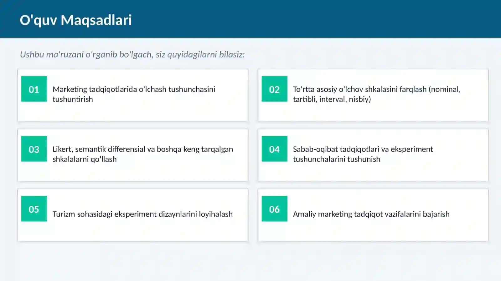 Marketing Tadqiqotlari 2