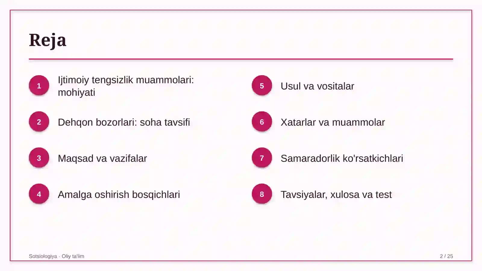 Dehqon bozorlarida ijtimoiy tengsizlik muammolari 2