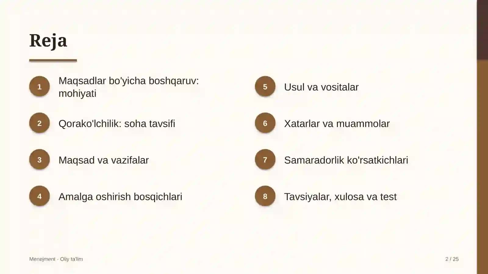 qorako'lchilikda maqsadlar bo'yicha boshqaruv 5043 2