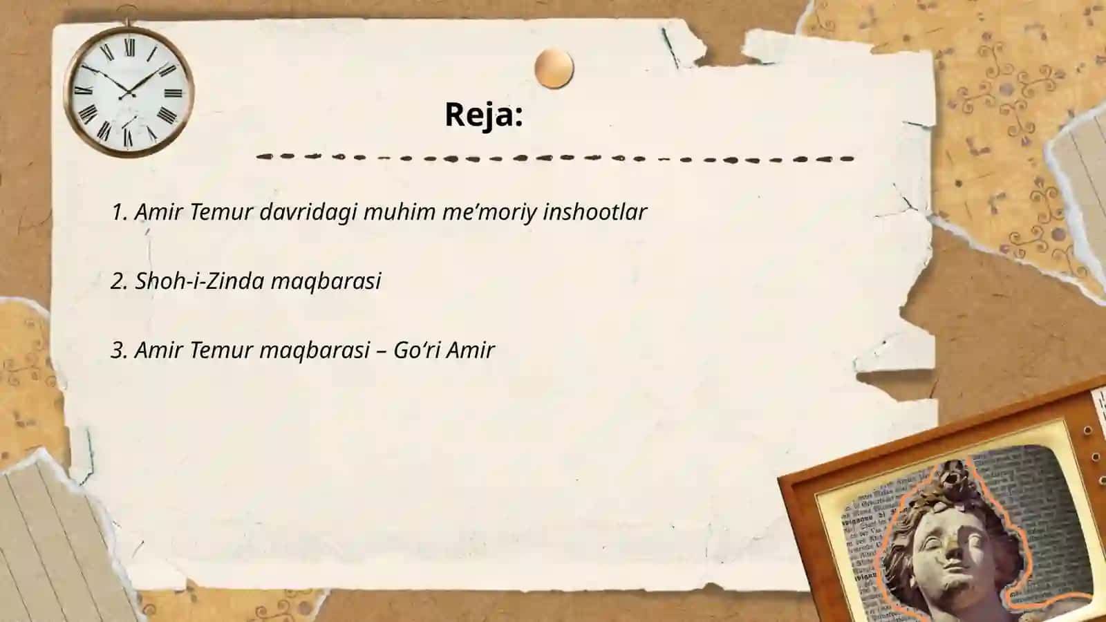 Amir Temur davridagi meʼmorchilik 2