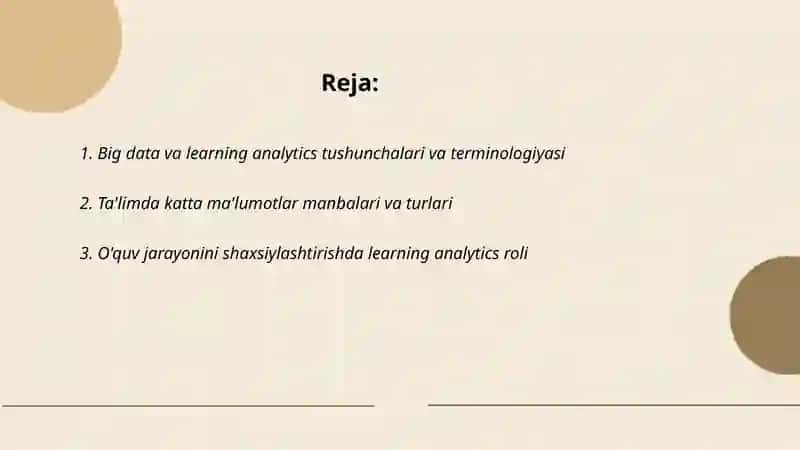 Big data va learning analytics texnalogiyalarining talimdagi roli 2