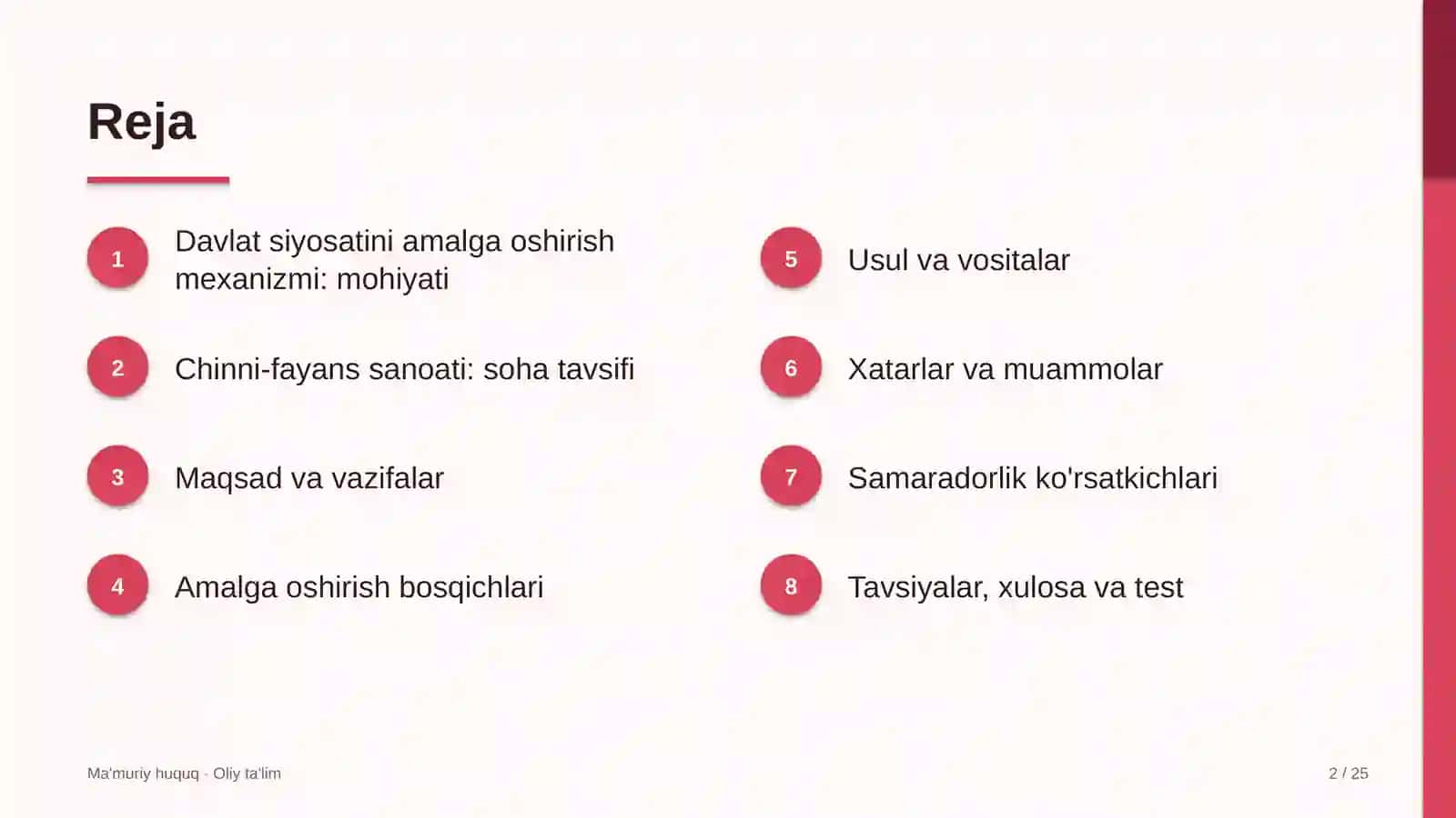 chinni fayans sanoatida davlat siyosatini amalga oshirish mexanizmi 5574 2
