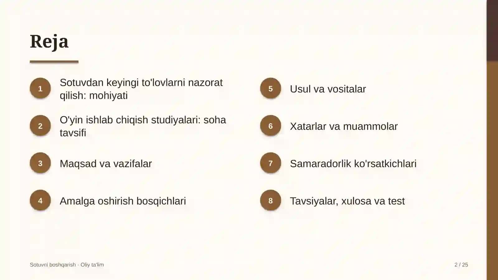 o'yin ishlab chiqish studiyalarida sotuvdan keyingi to'lovlarni nazorat qilish 6504 2