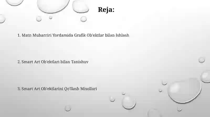 Matn Muharriri Yordamida Grafik Ob'ektlar bilan Ishlash 2