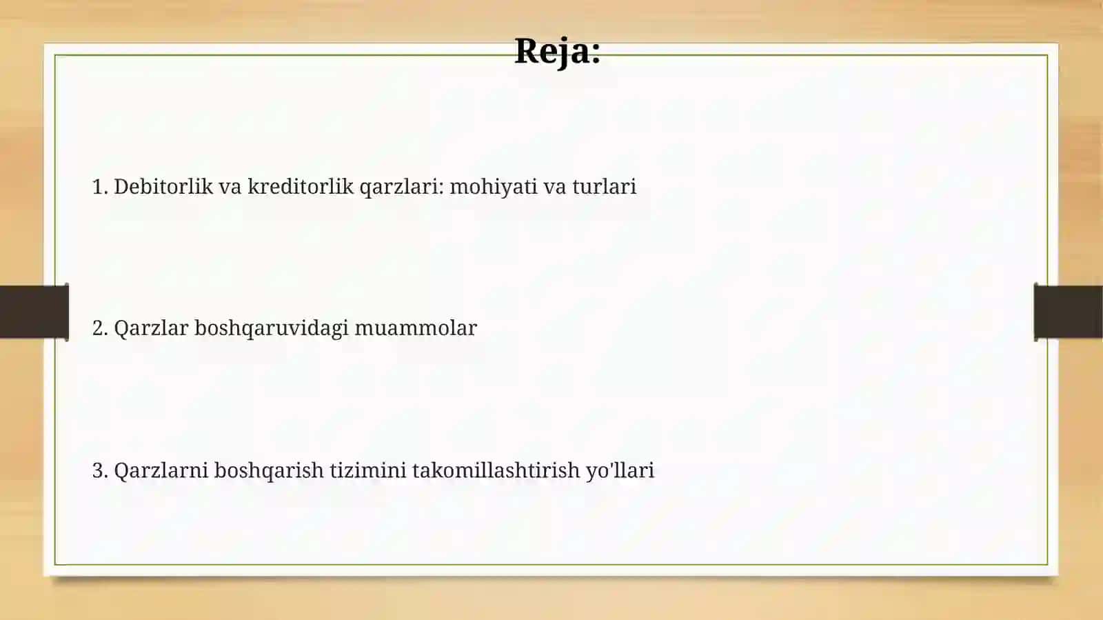 Korxonalardagi debitorlik va kreditorlik qarzlarini samarali boshqarish yo'llari 2