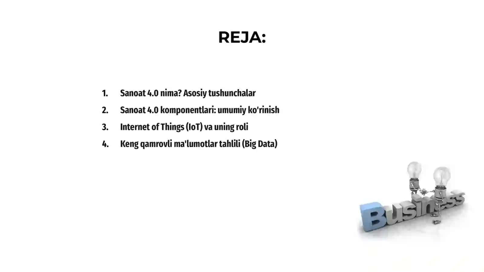 Sanoat 4.0 komponentlari 2