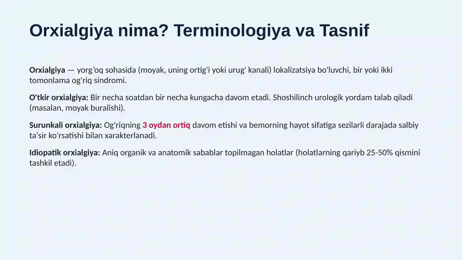 Orxialgiya(YORG’OQDAGI OG'RIQLAR SINDROMI) 2