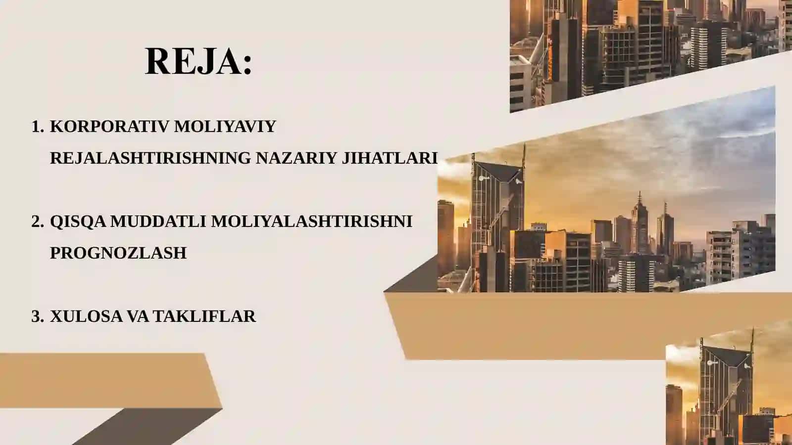 Korporativ moliya 2