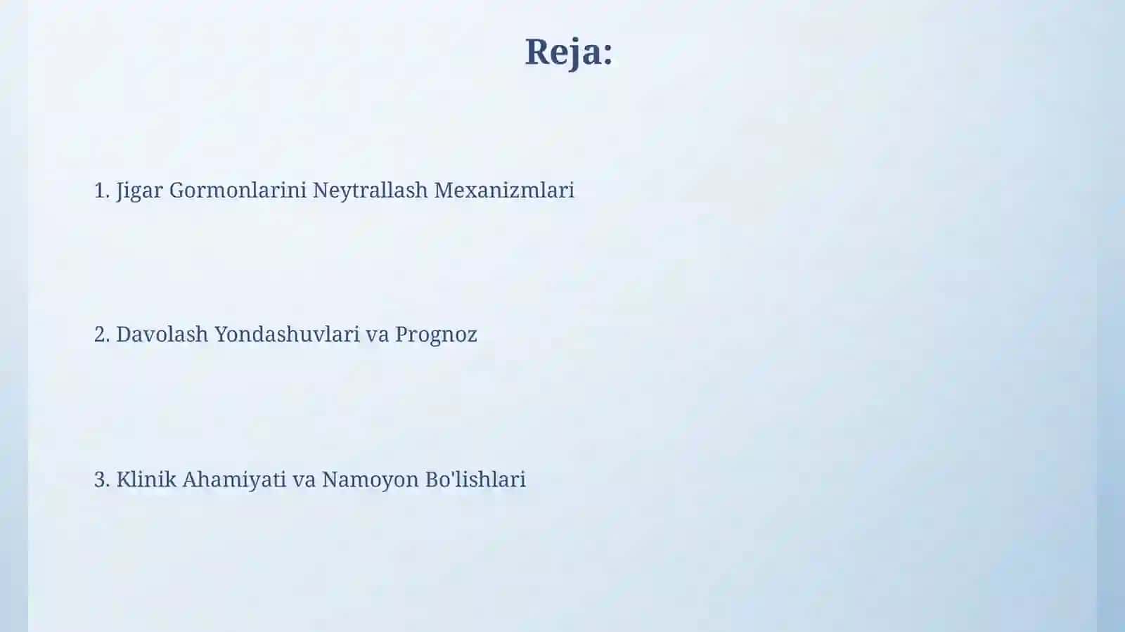 Jigarda garmonlarning zararsizlantirilishi, klinik ahamiyat 2