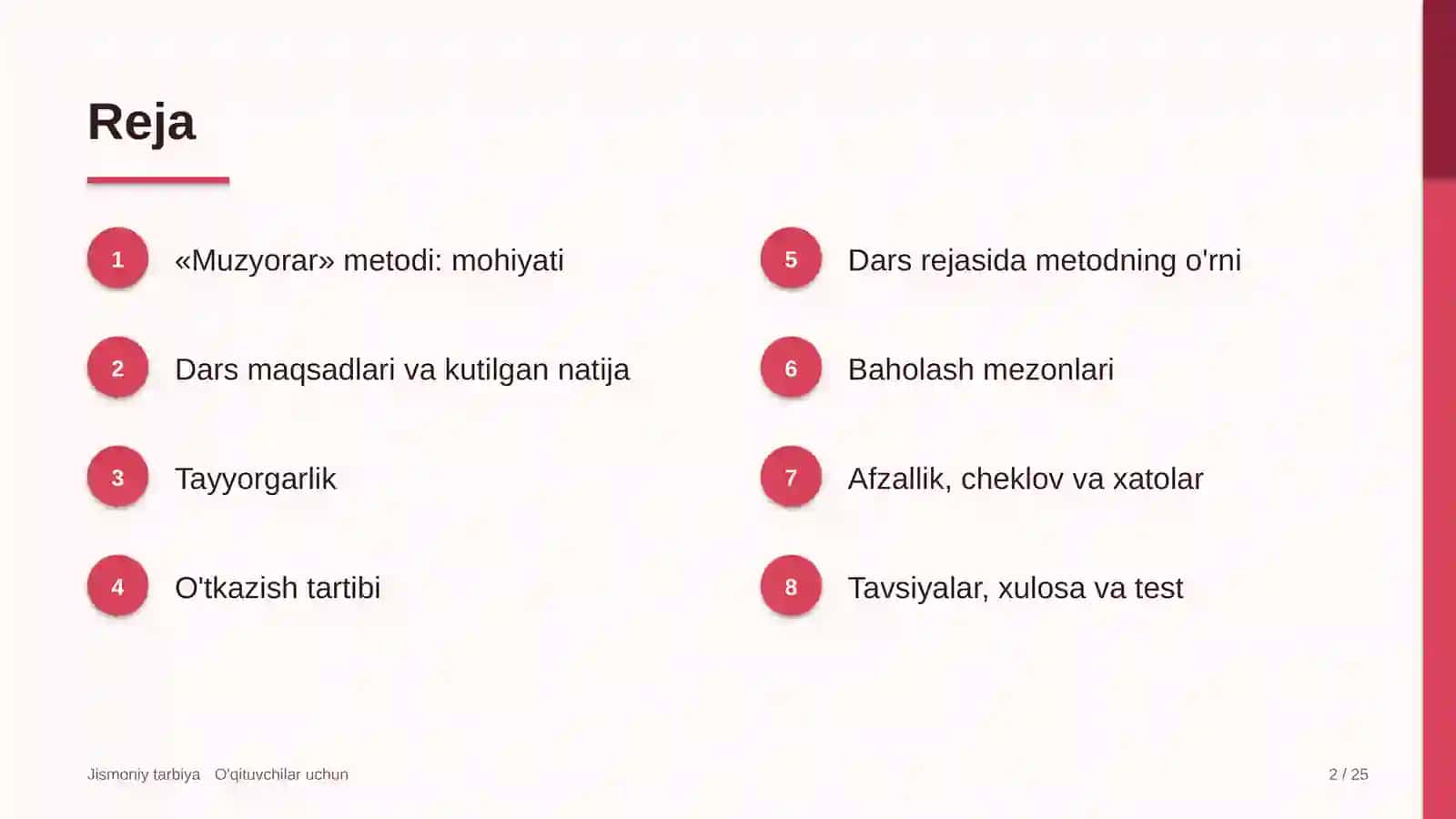 jismoniy tarbiya darslarida muzyorar metodidan foydalanish 9817 2