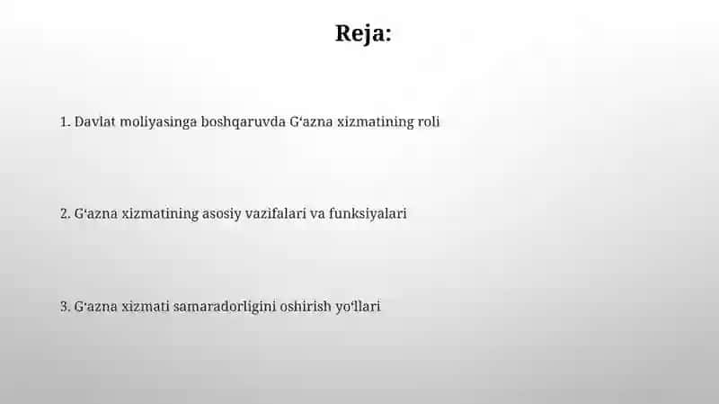 G'azna xizmati 2