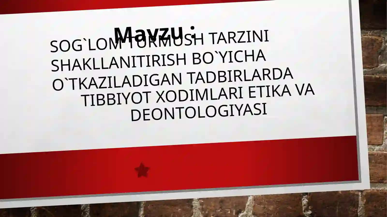 Jamoat salomatlik tibbiyot texnikumi o’qituvchisi 2