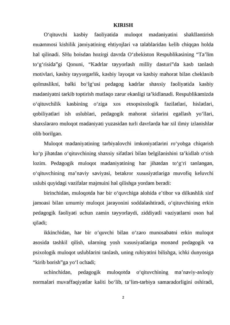 Sinf Rahbarining Maktab Jamoasi Bilan Aloqasi 2