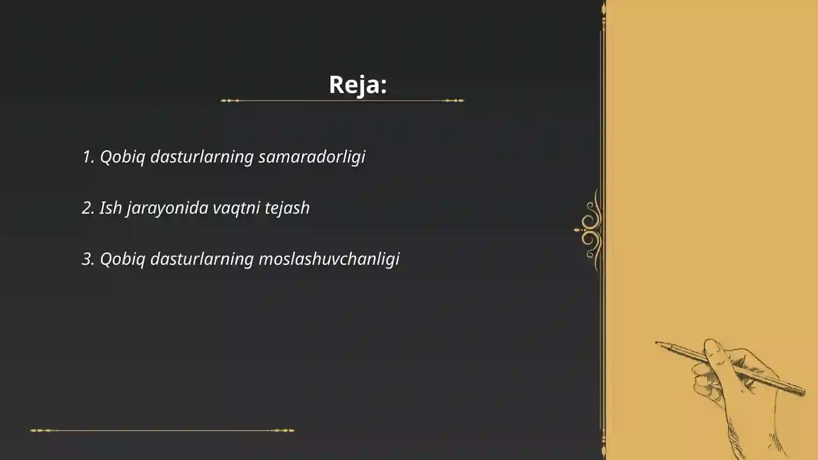 Qobiq dasturlar bilan ishlash afzalliklari 2