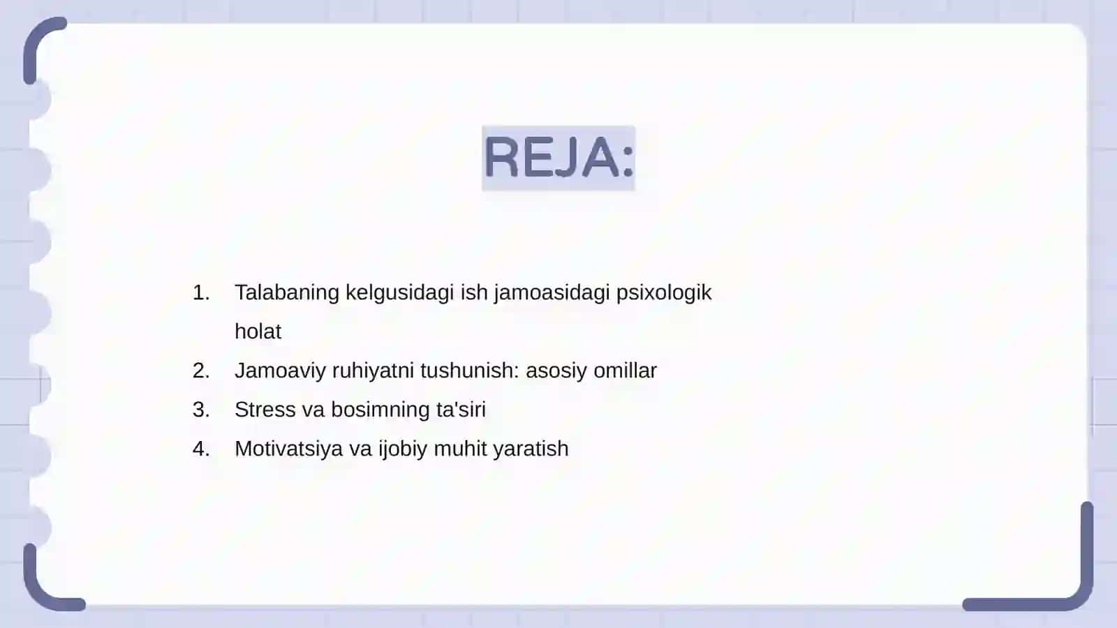 Talabaning kelgusidagi ish jamoasidagi psixologik holat va uni optimallashtirish usullari 2