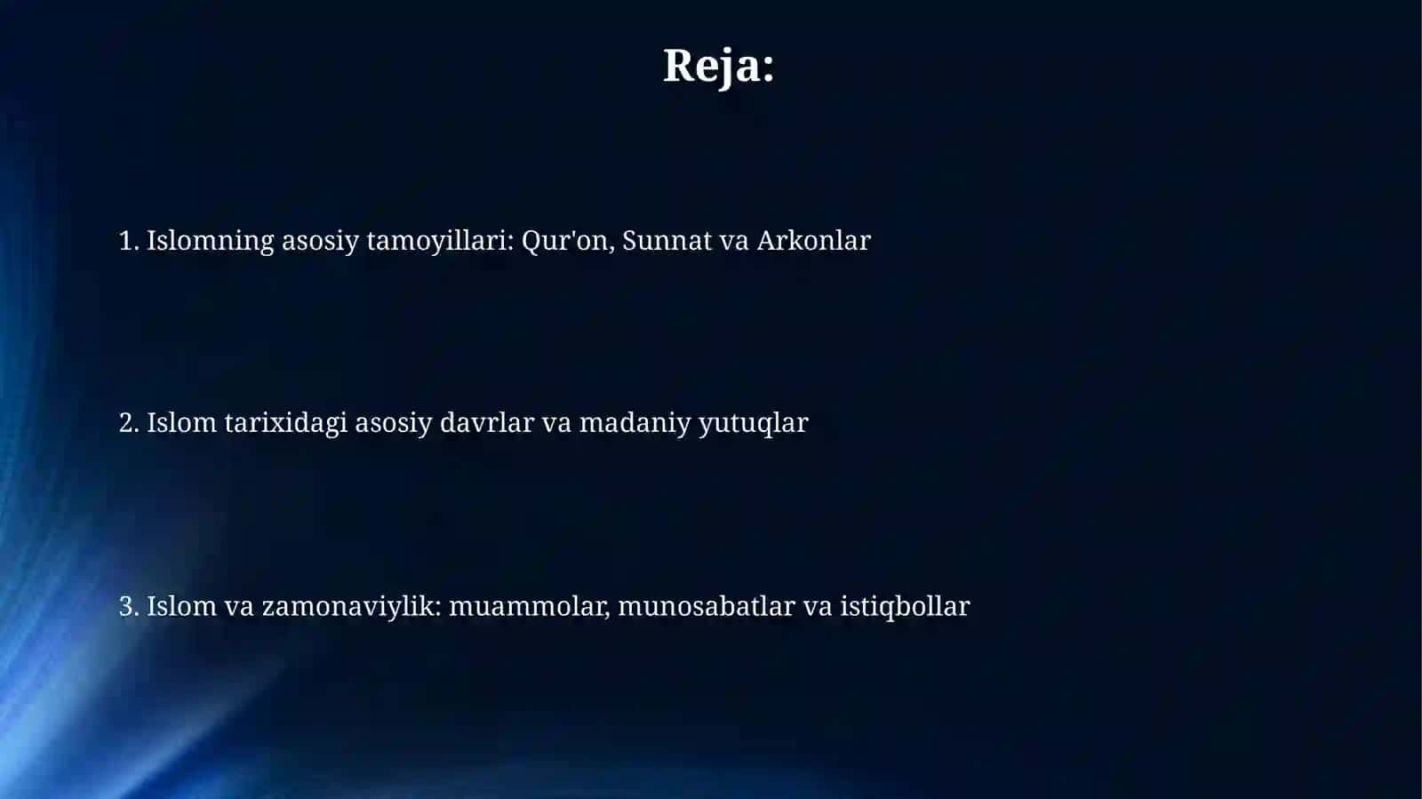 Islom dini tarixivamohiyati 2